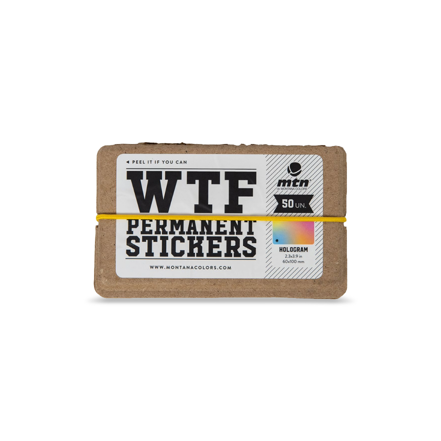 WTF Hologram Stickers