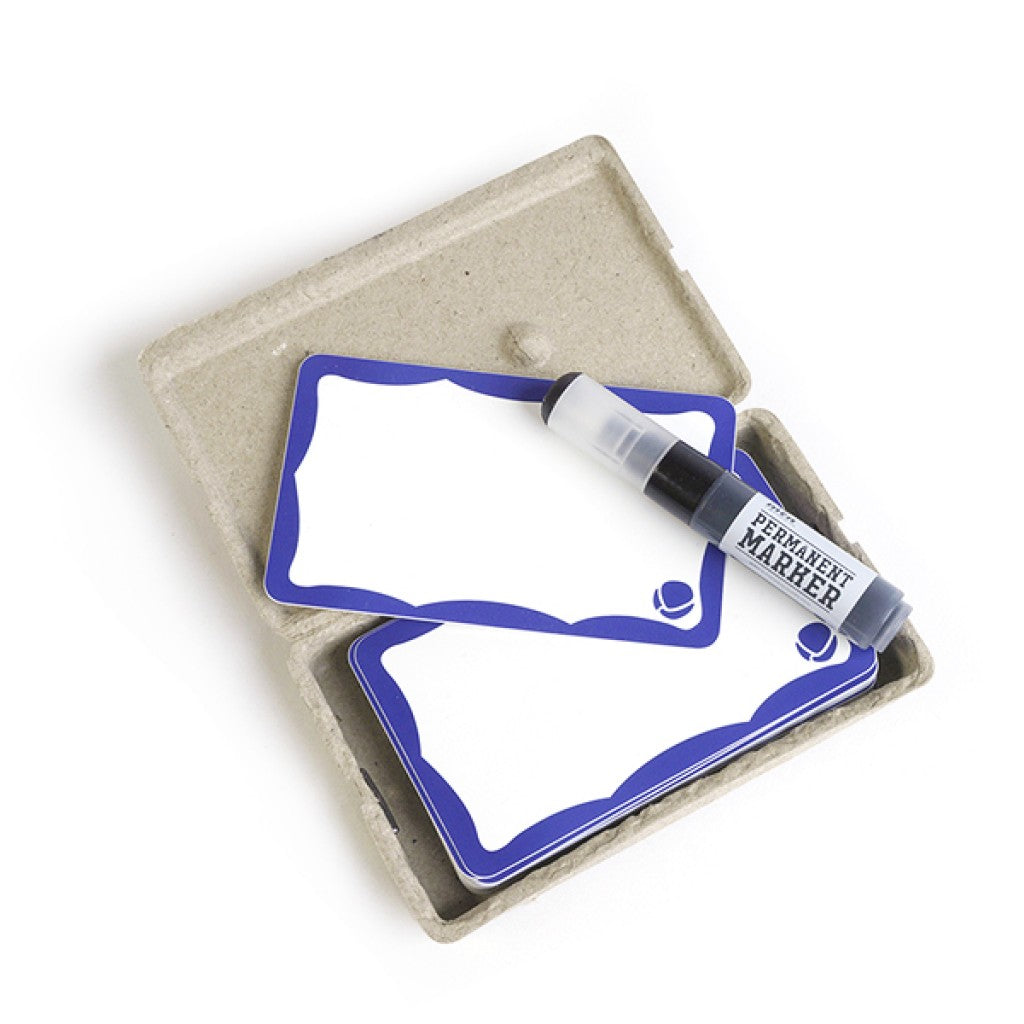 WTF Blue Frame Stickers