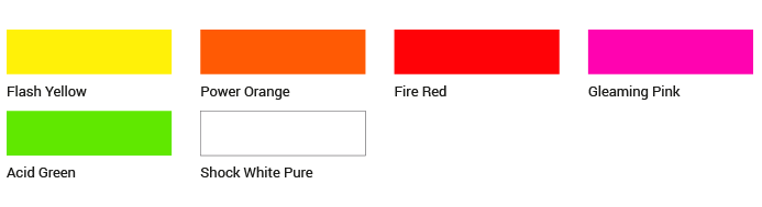 Montana Acrylic Set Fine Fluor 6pz.