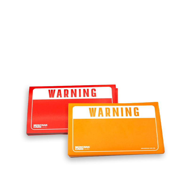 Sticker Pack Warning - Red/Yellow